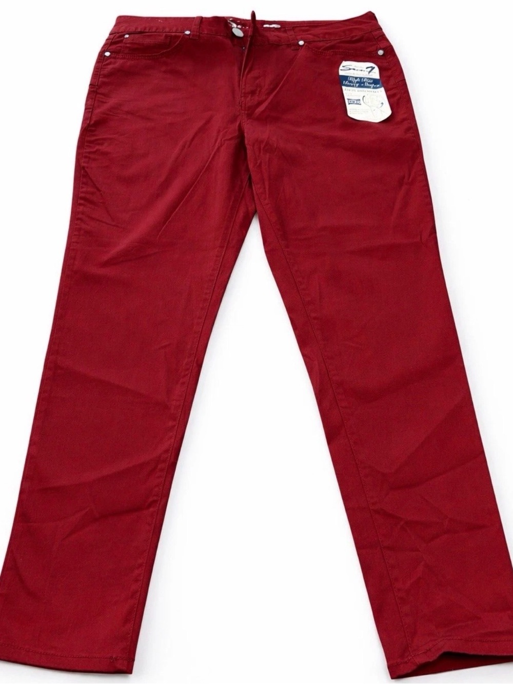 Seven7 Red Dahlia High Rise Skinny Jeans Size 16 NWT Stretch Booty Shaper